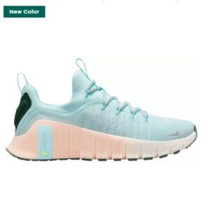 Nike Women's Free Metcon 6 Training Shoes-Color: Glacier Blue/Metal Silver